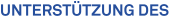 Unterstützung des Unterstützung des
